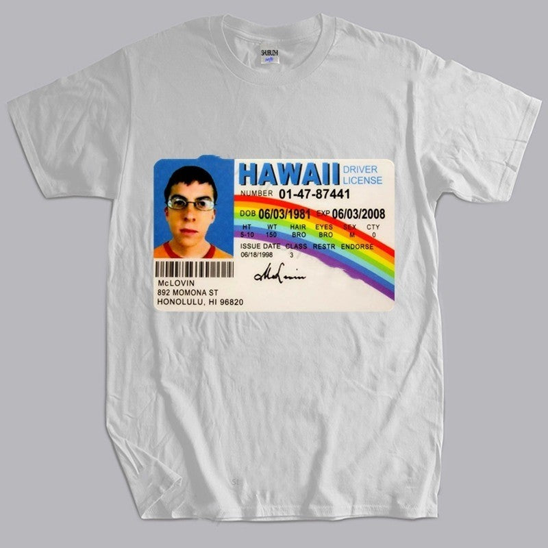 SuperBad McLovin ID Card T-shirt