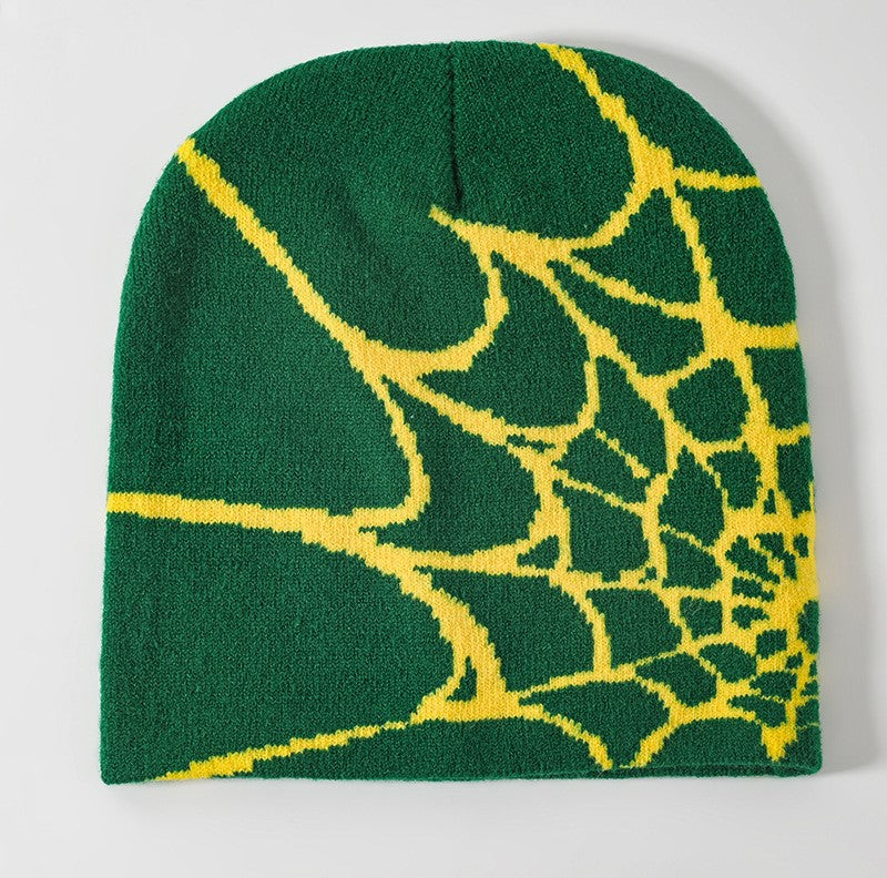 Spider Web Y2K Warm Beanie Hat Lightweight Fashion Hat