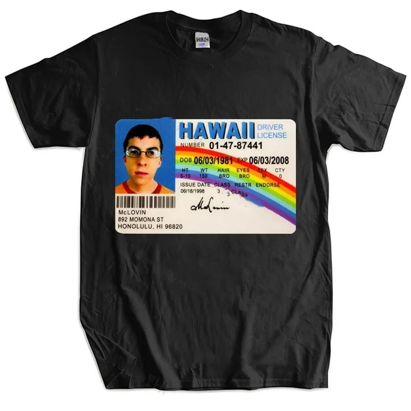 SuperBad McLovin ID Card T-shirt