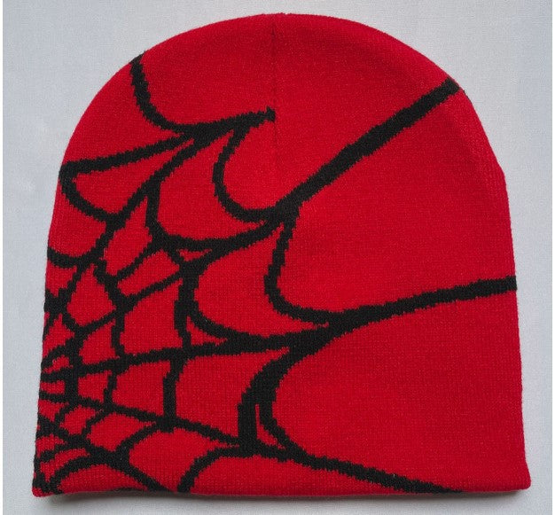 Spider Web Y2K Warm Beanie Hat Lightweight Fashion Hat