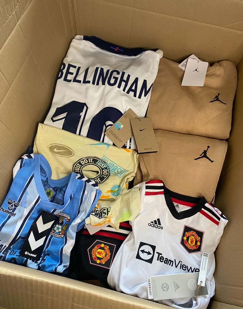 Designer Clothing Wholesale Box - Nike, Jordan, Adidas & More