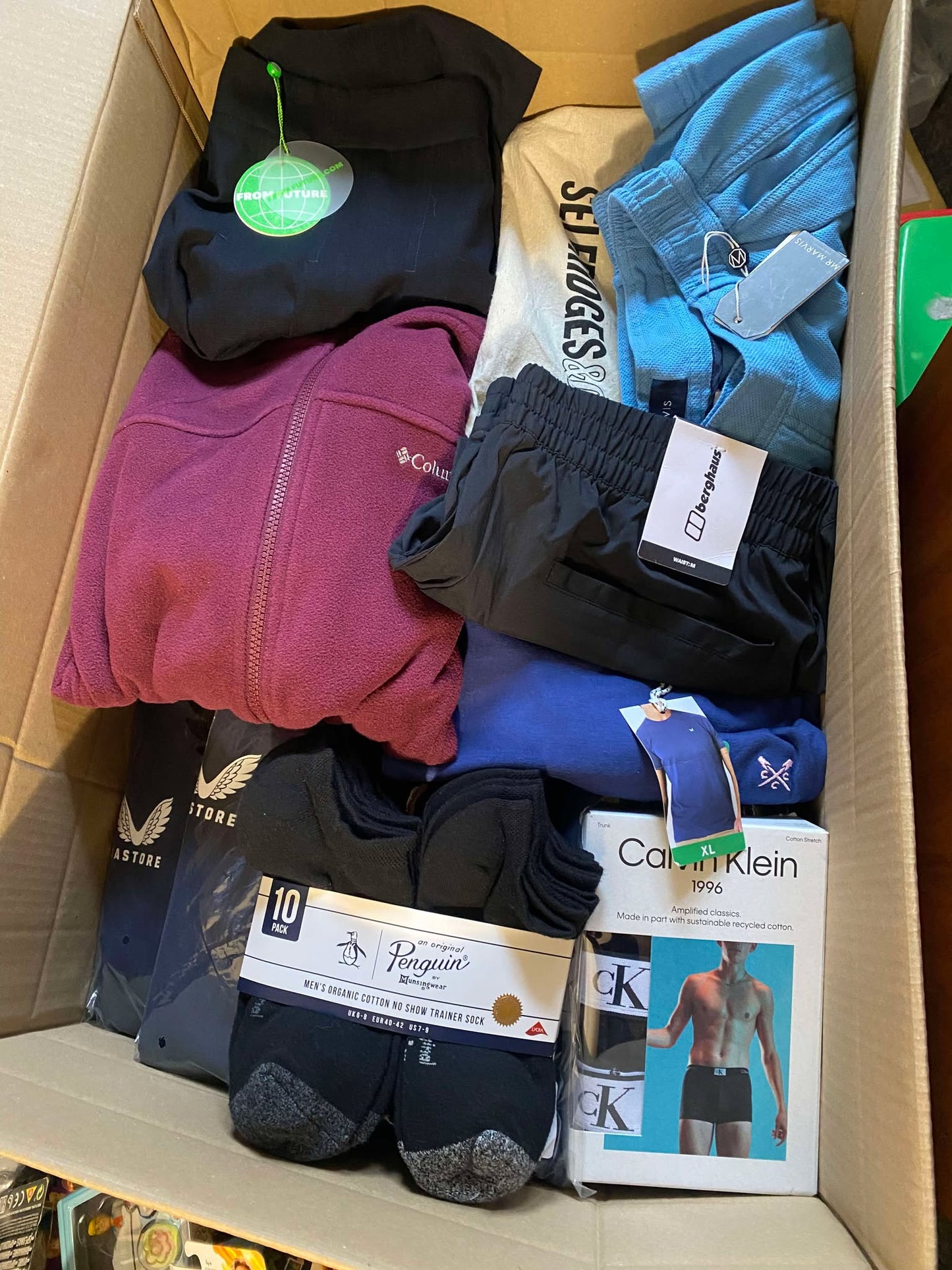 Designer Clothing Wholesale Box - Berghaus, Castore, Columbia