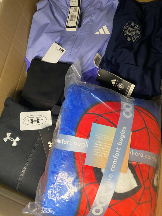 Designer Clothing Wholesale Box - Oodie, Adidas, Under Armour