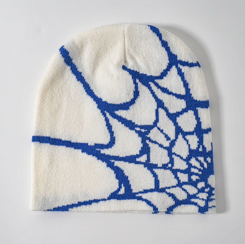 Spider Web Y2K Warm Beanie Hat Lightweight Fashion Hat