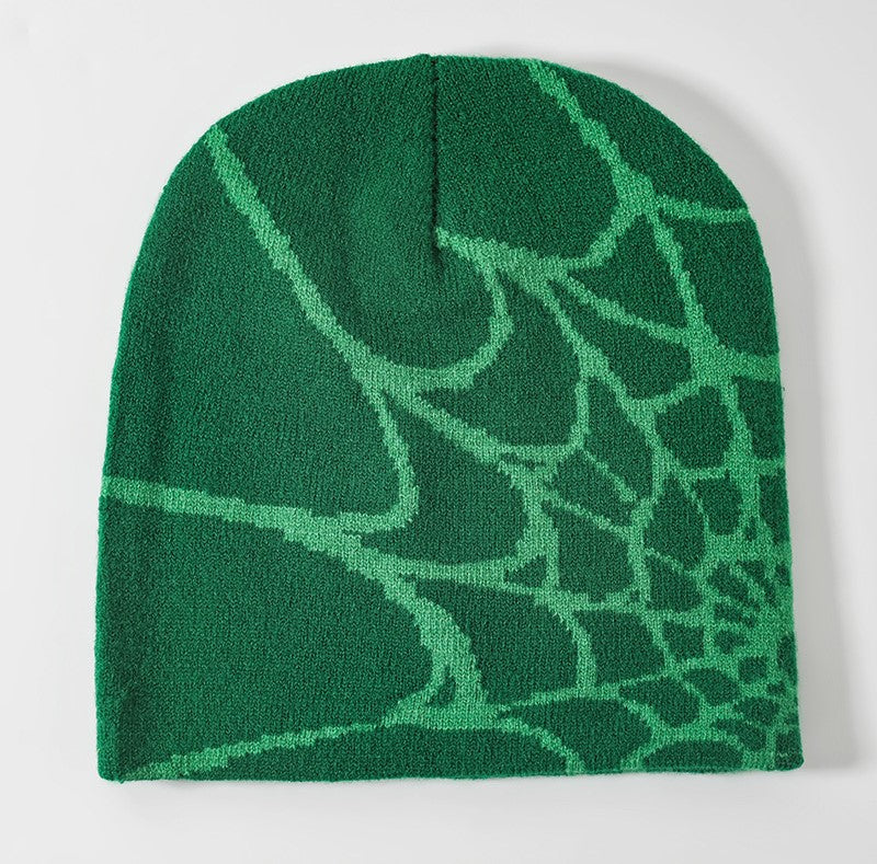 Spider Web Y2K Warm Beanie Hat Lightweight Fashion Hat