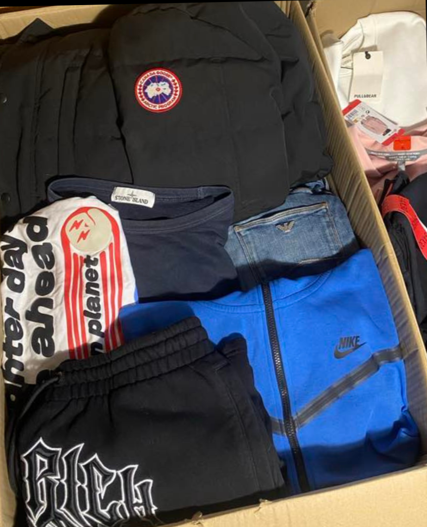 Designer Clothing Wholesale Box - Canada Goose, Armani, Broken Planet